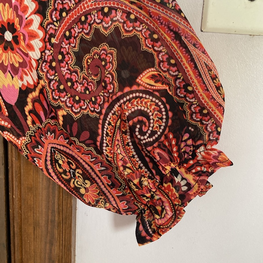 Relisted Harper 241 boho paisley floral print dress 16W - Picture 10 of 16